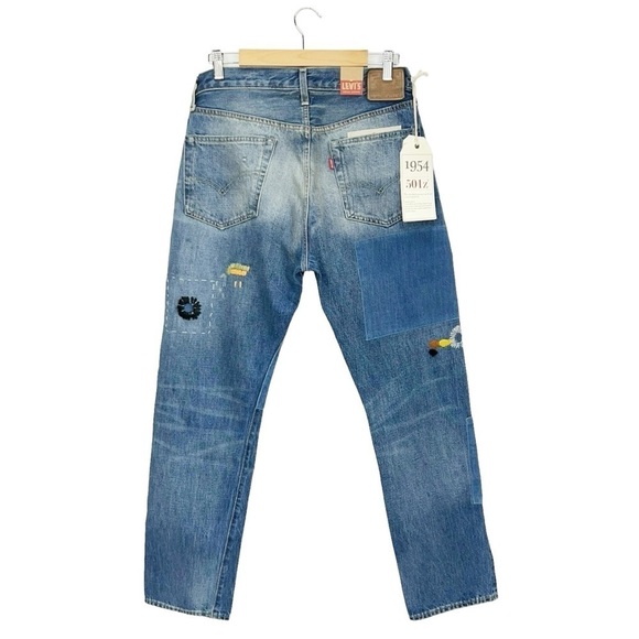 Levi’s 501z Jeans 1954 Vintage Clothing Selvedge Jeans Est. Size 28/6* New NWT - Picture 4 of 15